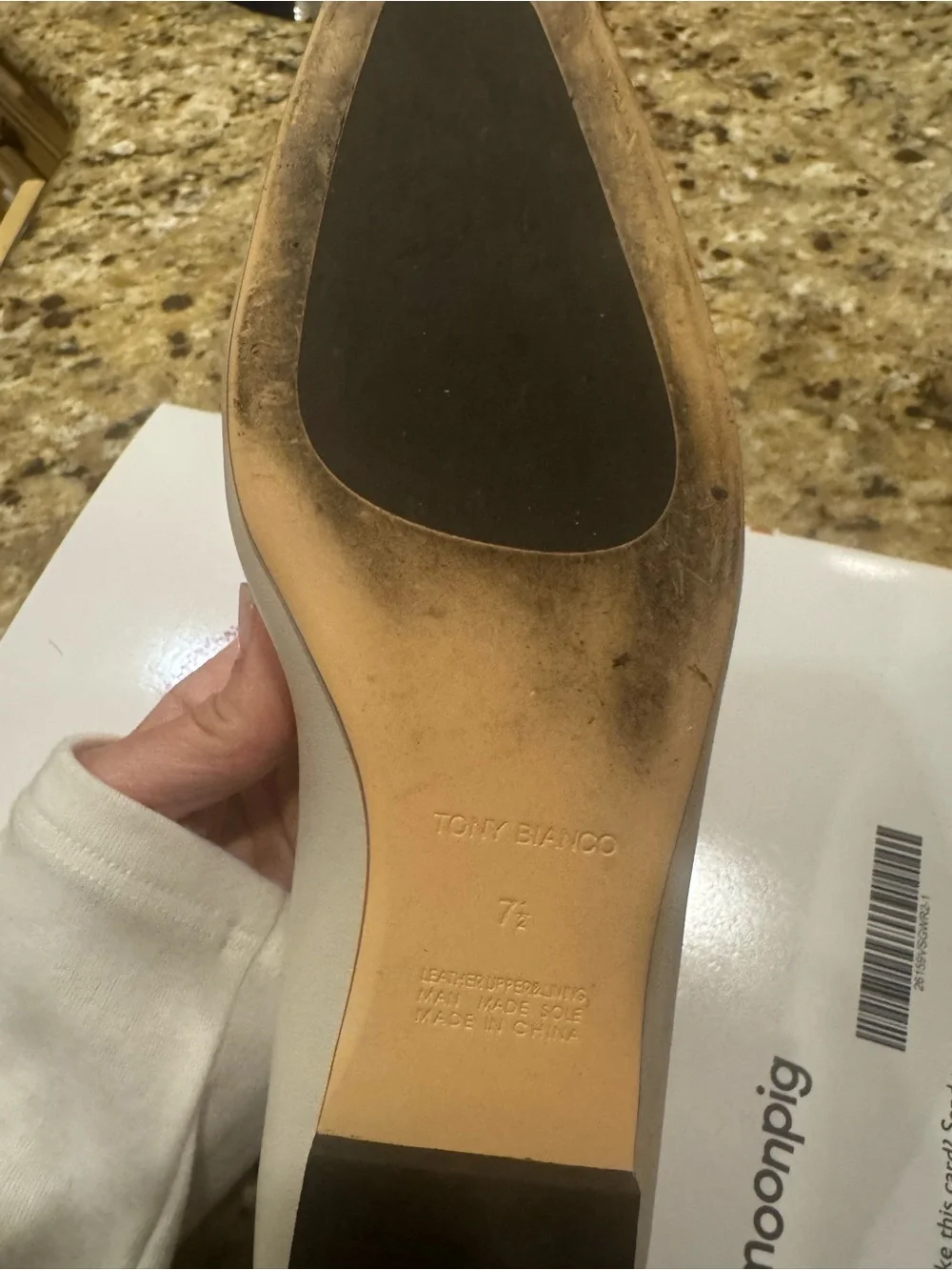 Tony Bianco brash dove Nappa flat - Picture 6 of 6